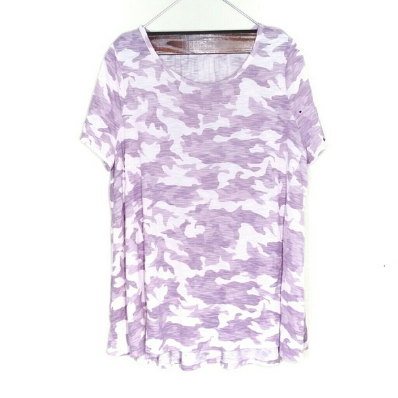 Lane Bryant Tops - Lane Bryant, Lilac Lavendar, & Purple Camo top